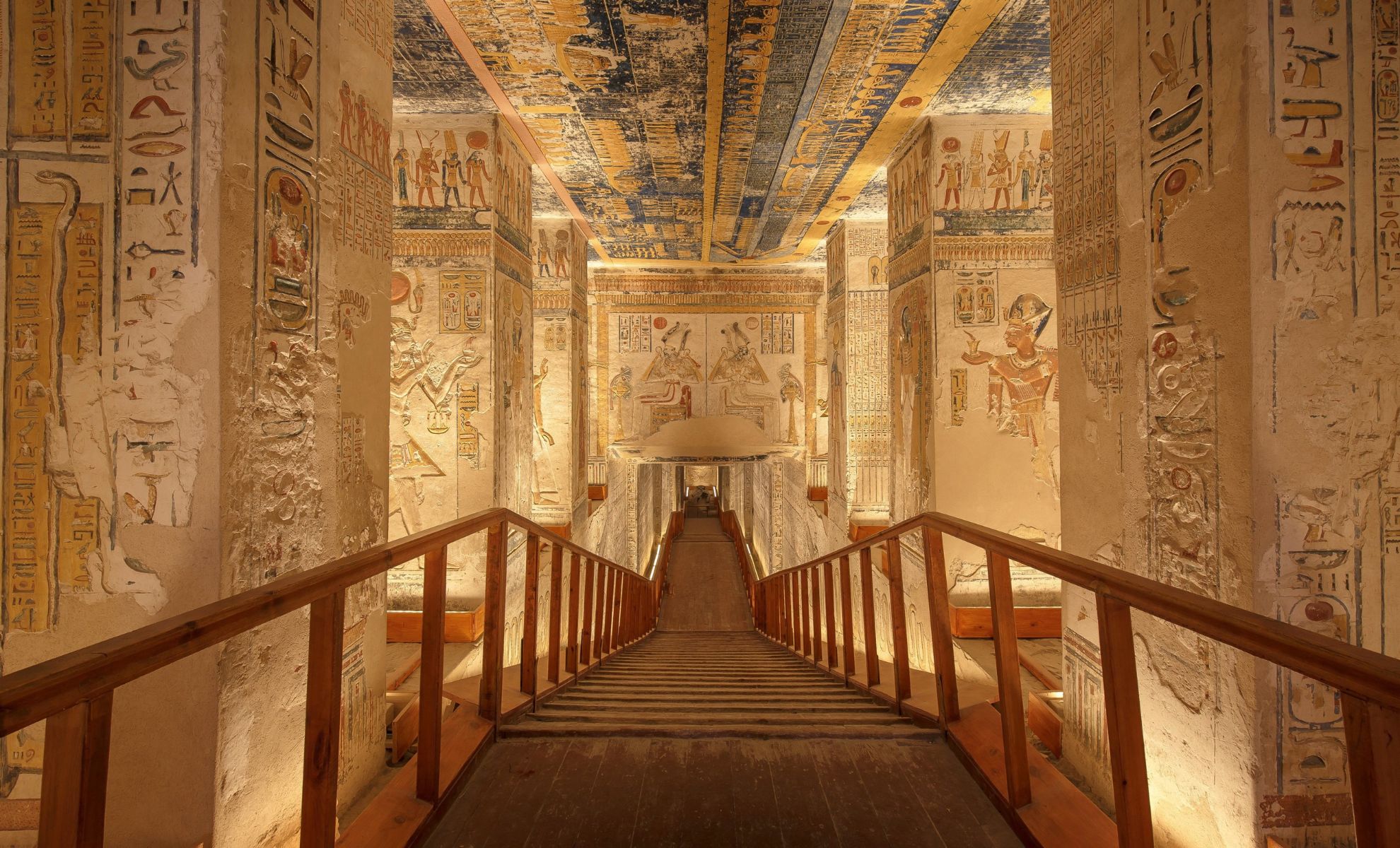 Egyptian tomb interior